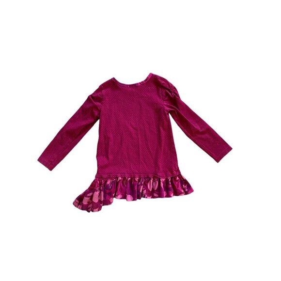Naartjie Pink Ruffle Shirt Size 4 - Picture 4 of 4